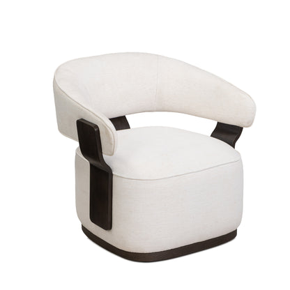 Madison Performance Swivel Accent Chair - Chalk - Image 2