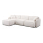 Travie 4-Piece Modular Sectional - White Sand - Image 4
