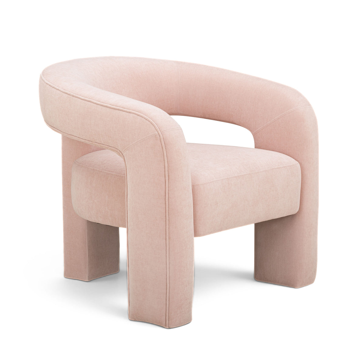Malone Accent Chair - Blush - Image 1
