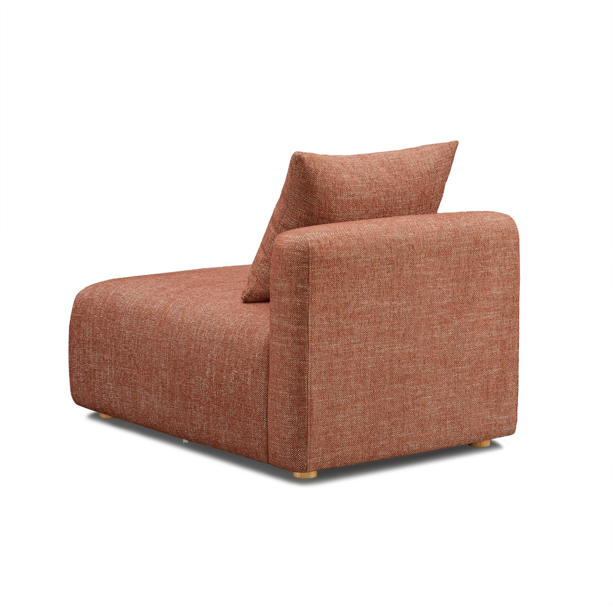 Hangover Modular Armless Chair - Red - Image 4