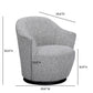 Skyla Swivel Accent Chair - Grey - Image 7