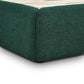 Isla Upholstered Bed - Forest Green / King - Image 7
