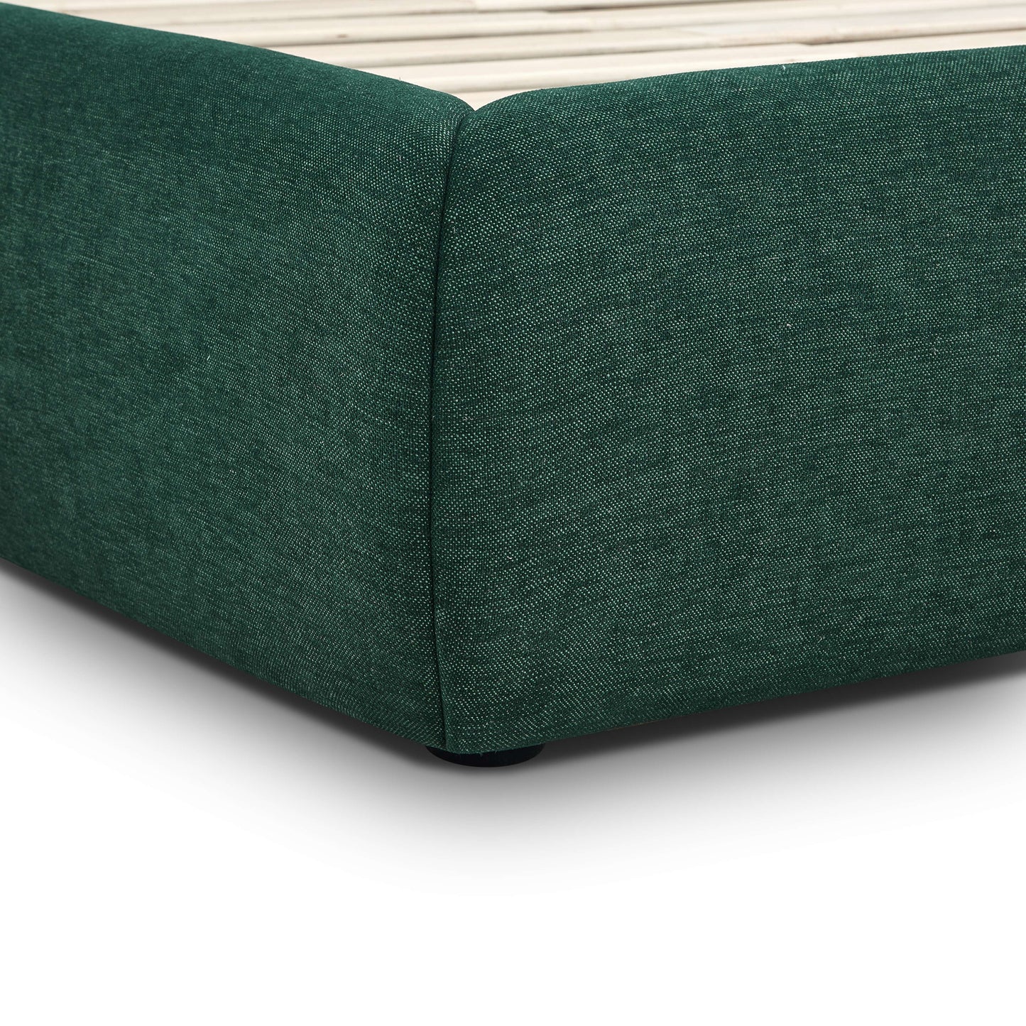 Isla Upholstered Bed - Forest Green / King - Image 7