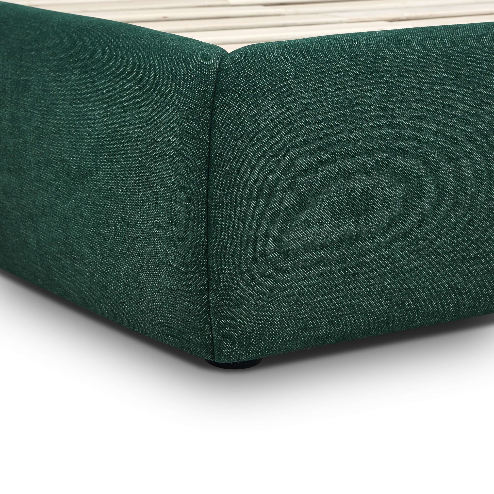 Isla Upholstered Bed - Forest Green / King - Image 7