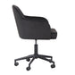 Sydney Performance Velvet Office Desk Chair - Black - Image 4