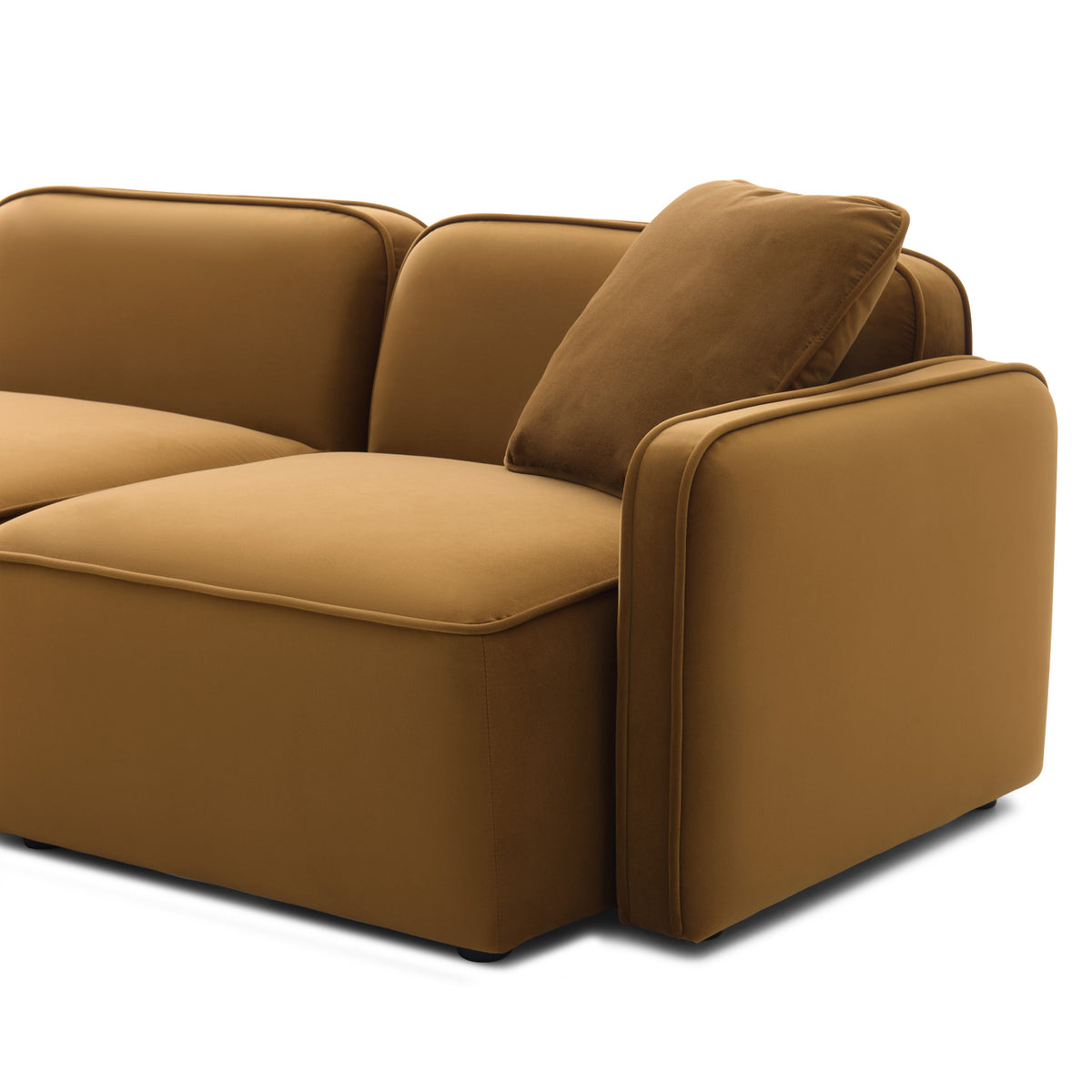 Travie 3-Piece Modular L-Sectional - Honey - Image 4
