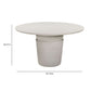 Margot 54" Indoor/Outdoor Round Dining Table - Light Grey - Image 5