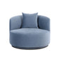 Fickle Swivel Accent Chair - Bluestone - Image 2