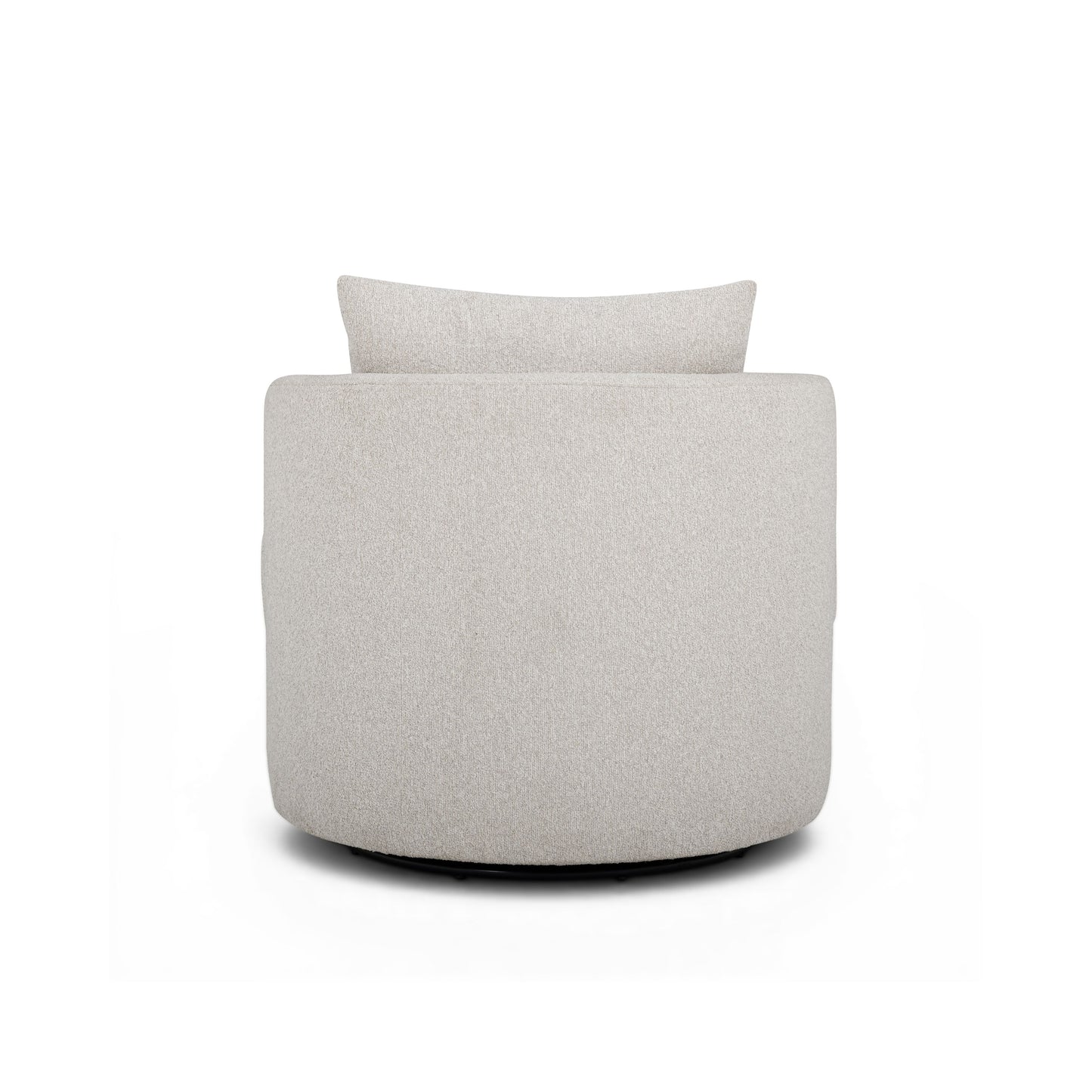 Silvi Performance Boucle Swivel Accent Chair - Off-White - Image 5