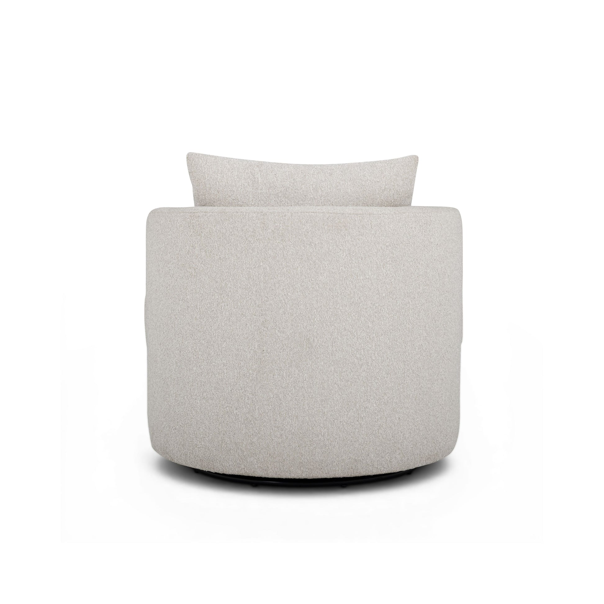 Silvi Performance Boucle Swivel Accent Chair - Off-White - Image 5