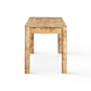 Berri 60" Natural Burl 3-Drawer Work Desk - Image 3