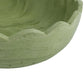 Holly Scalloped Resin Salad Bowl - Green - Image 3