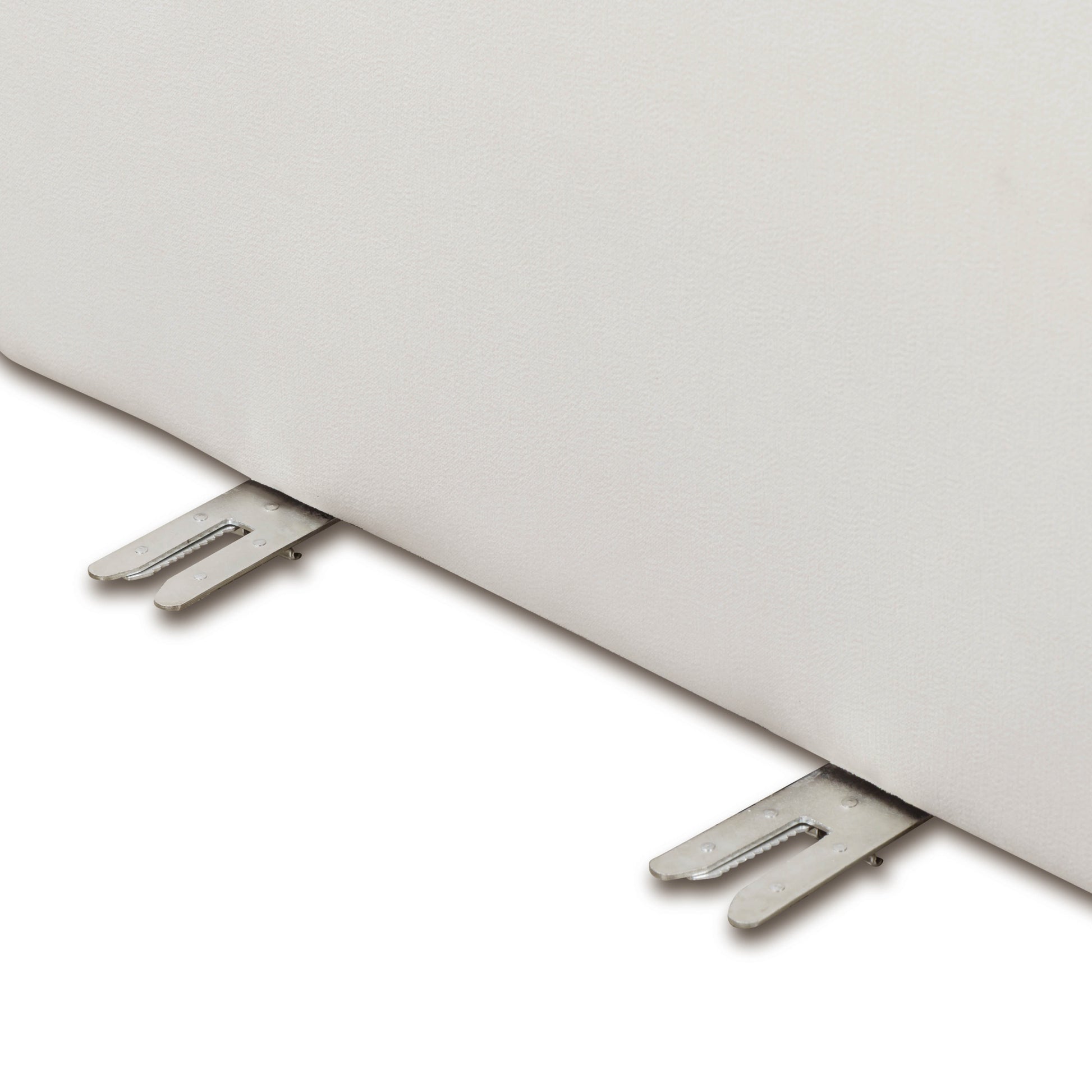 Zenith 80" Contract-Grade Upcycled Fabric Modular Loveseat - Cream - Image 9