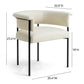 Taylor Dining Chair - Cream - Image 7