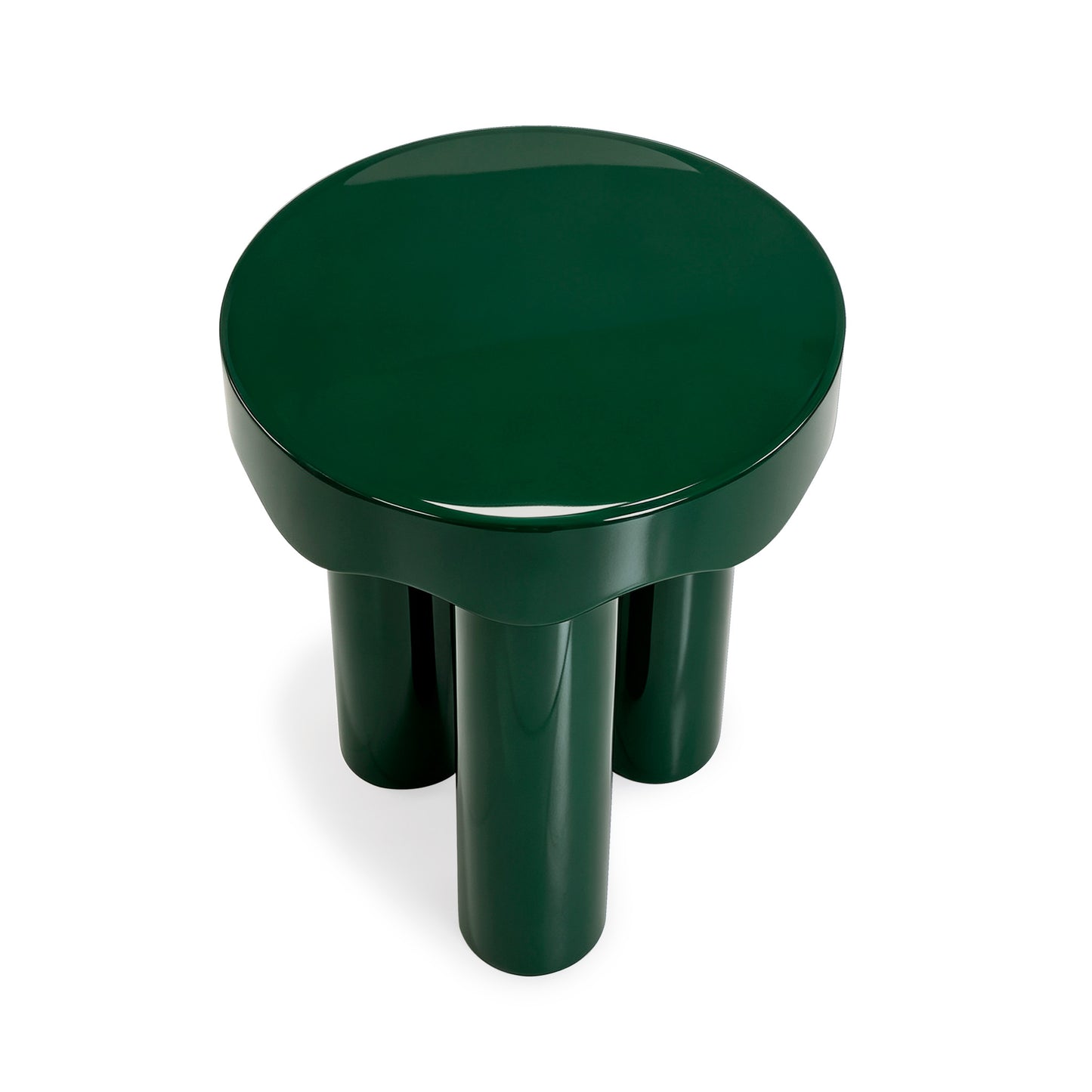 Casper High Gloss Nesting Side Table Set - Green - Image 5