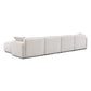 Travie 6-Piece Modular U-Sectional - White Sand - Image 4