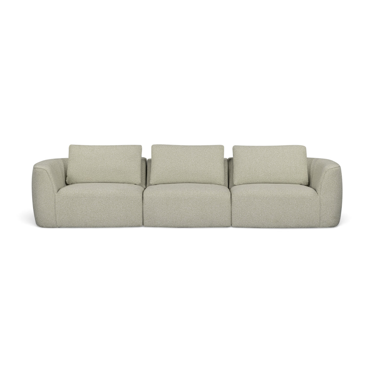 Noor 128" Sofa - Wheat - Image 1