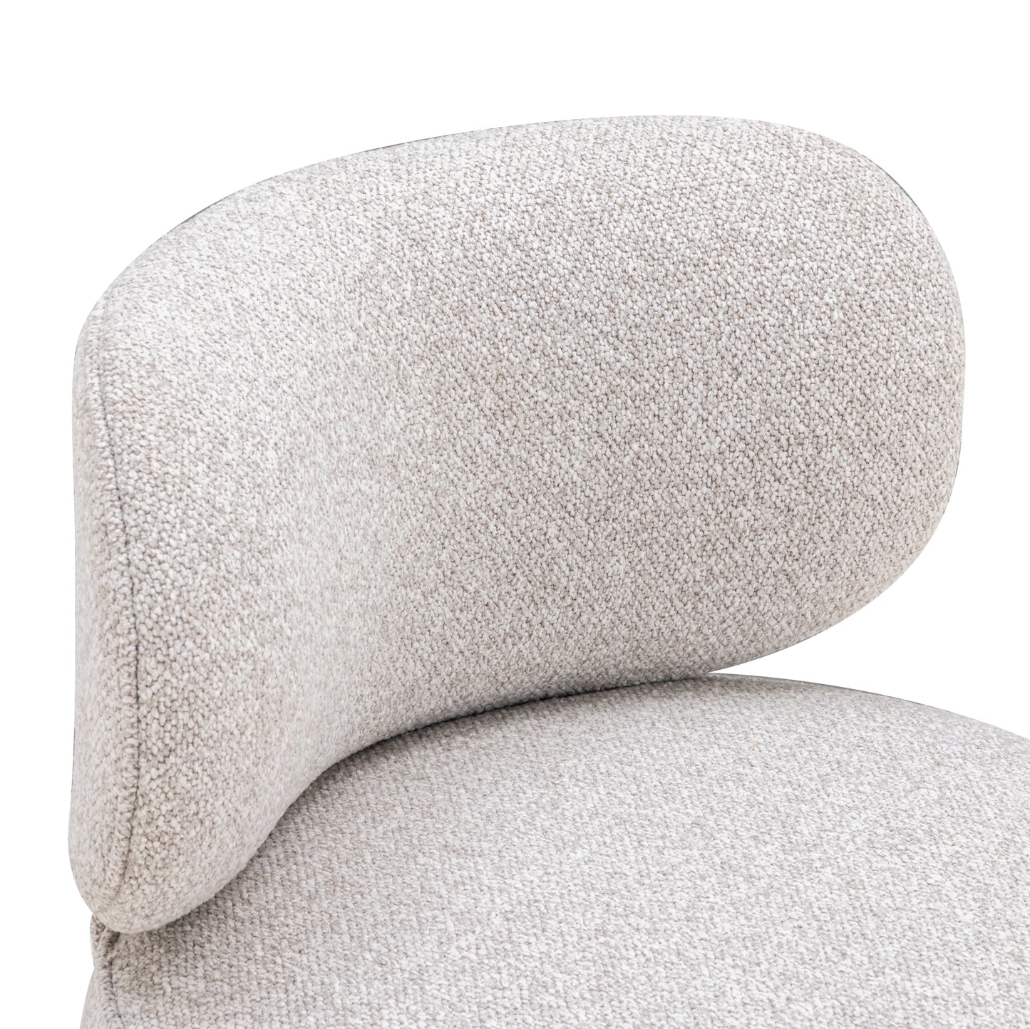 Amaya Swivel Desk Chair - Grey - Image 4