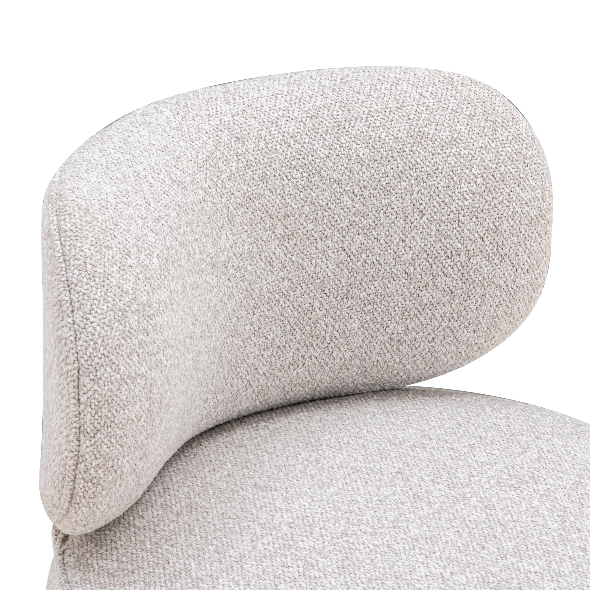 Amaya Swivel Desk Chair - Grey - Image 4