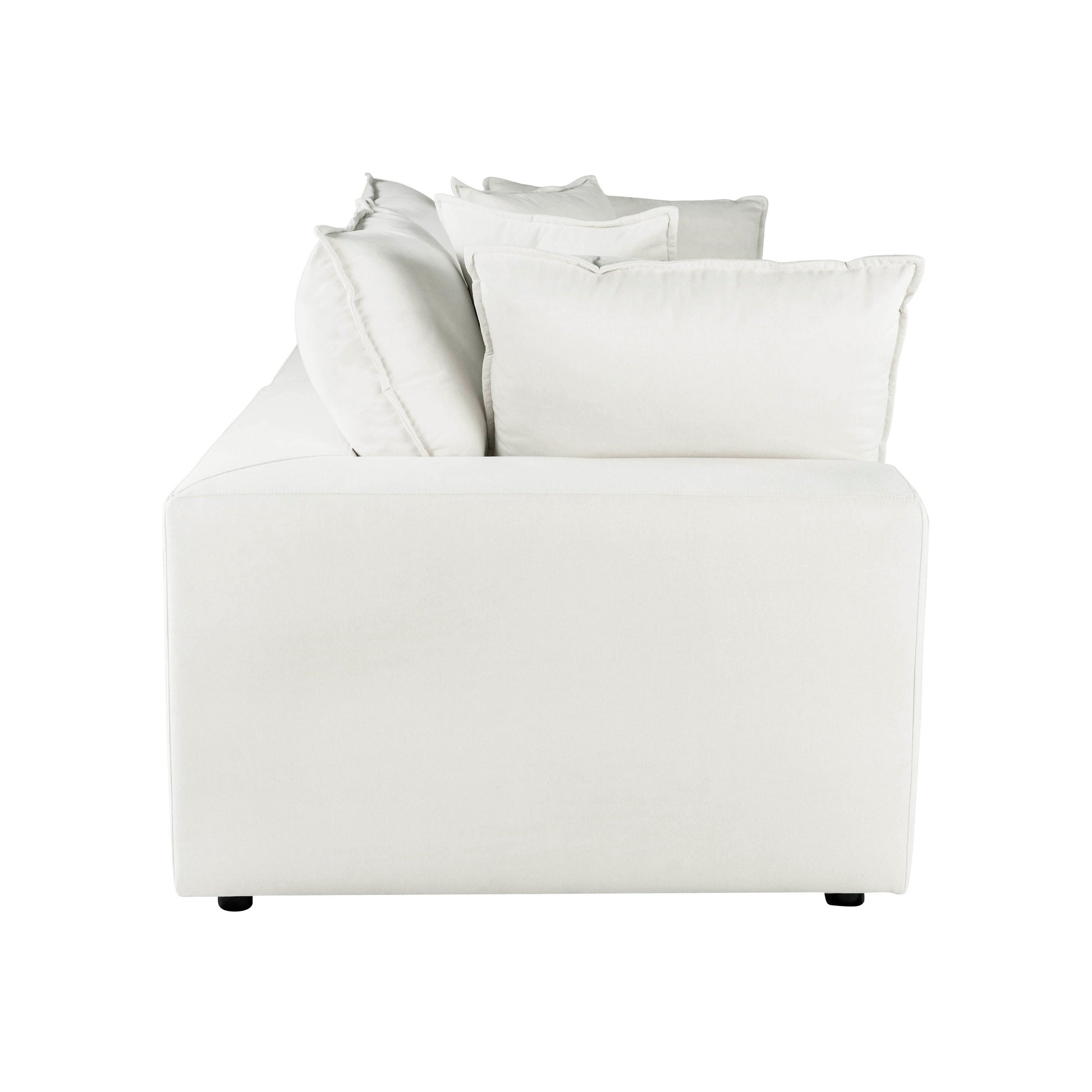 Cali 80" Modular Loveseat - Pearl - Image 4