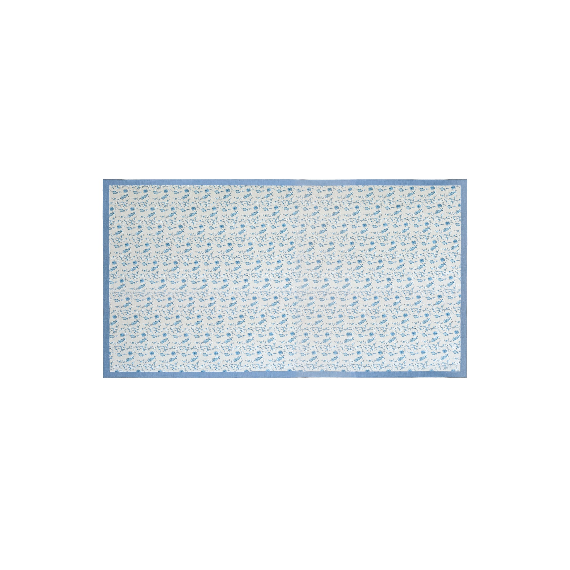 Dolce Natural Cotton Table Cloth - Baby Blue / 70" x 140" - Image 1