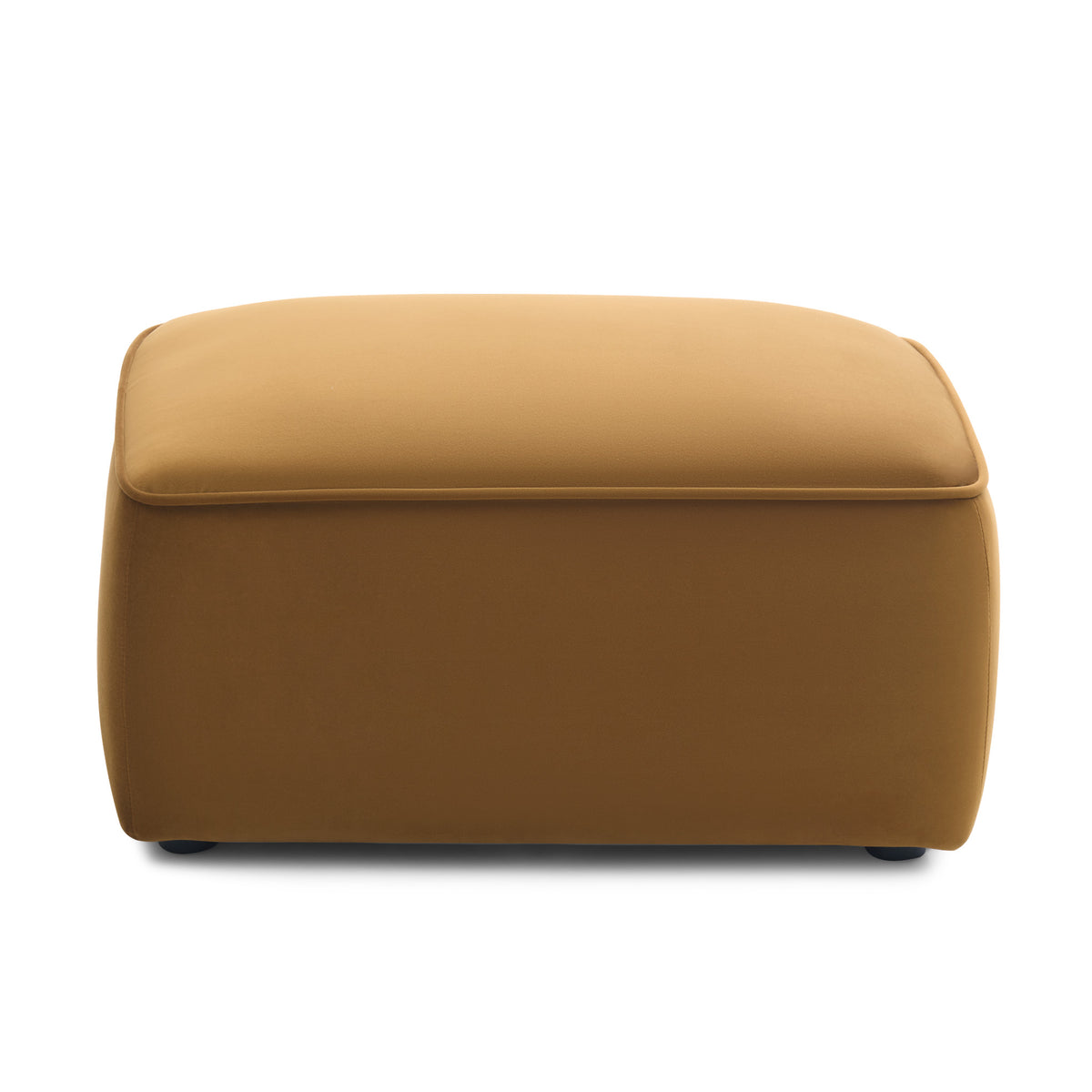 Travie Ottoman - Honey - Image 2