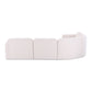 Gorge 5-Piece Modular Corner Sectional - Cream - Image 3