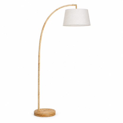 Fione Natural Jute Floor Lamp - Default Title - Image 1