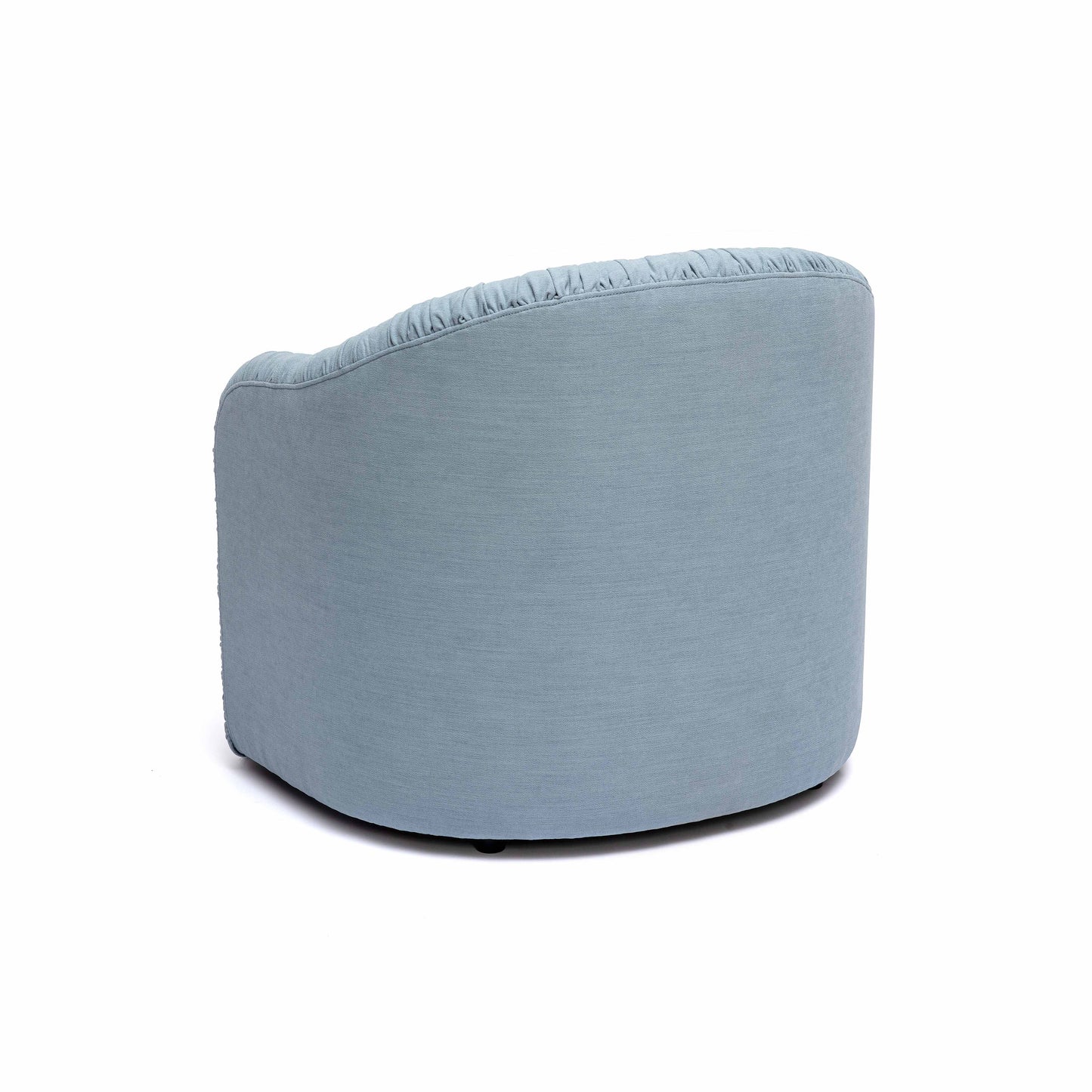 Pamela Tasseled Lounge Accent Chair - Blue - Image 4