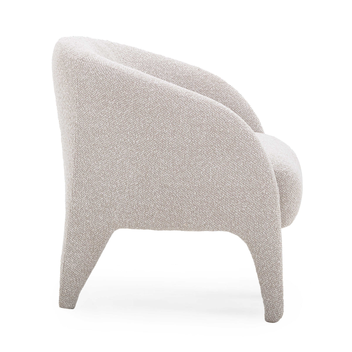 Kris Accent Chair - Warm Grey - Image 4