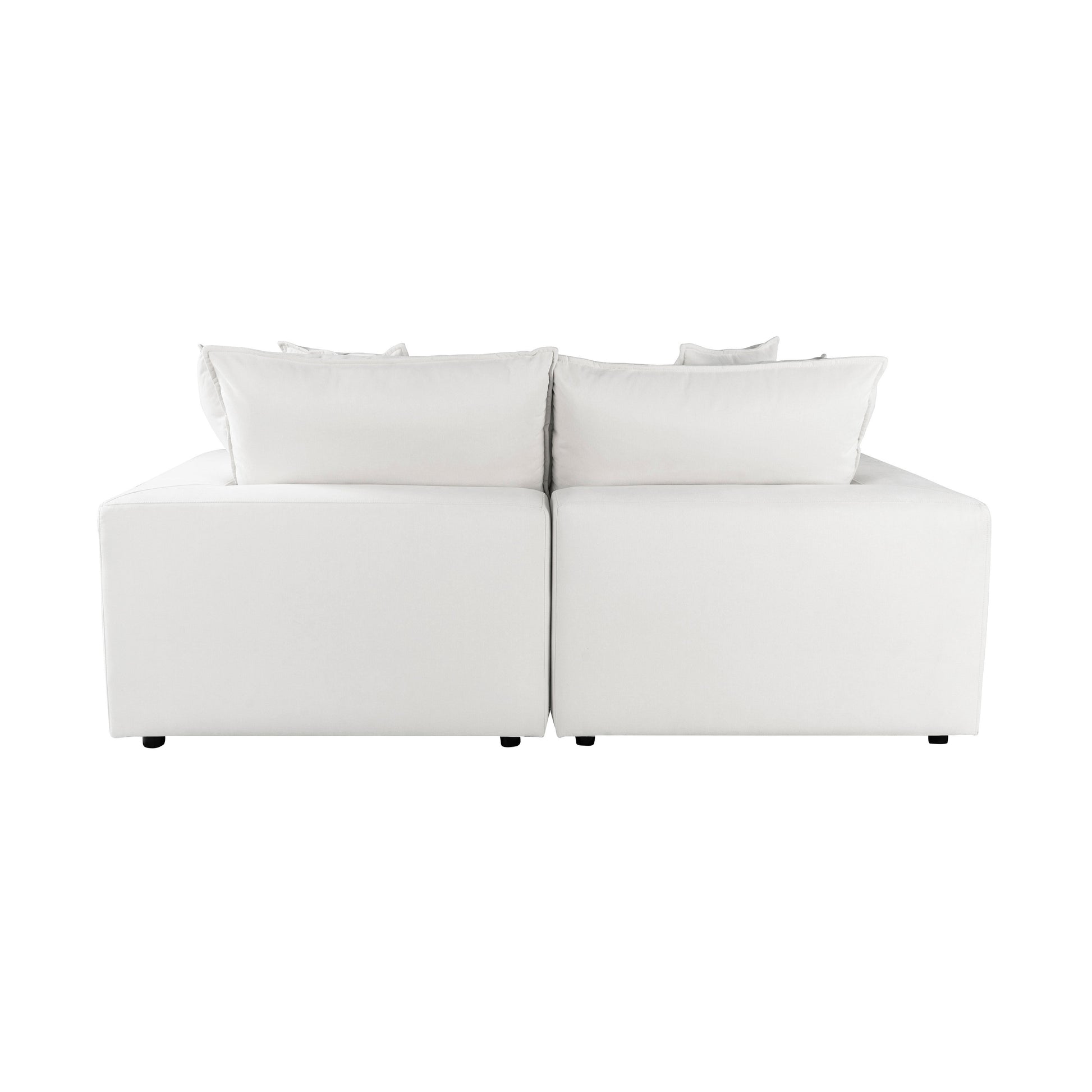 Cali 80" Modular Loveseat - Pearl - Image 6