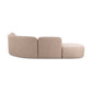 Gorge 5-Piece Modular Euro Sectional - Tan - Image 3