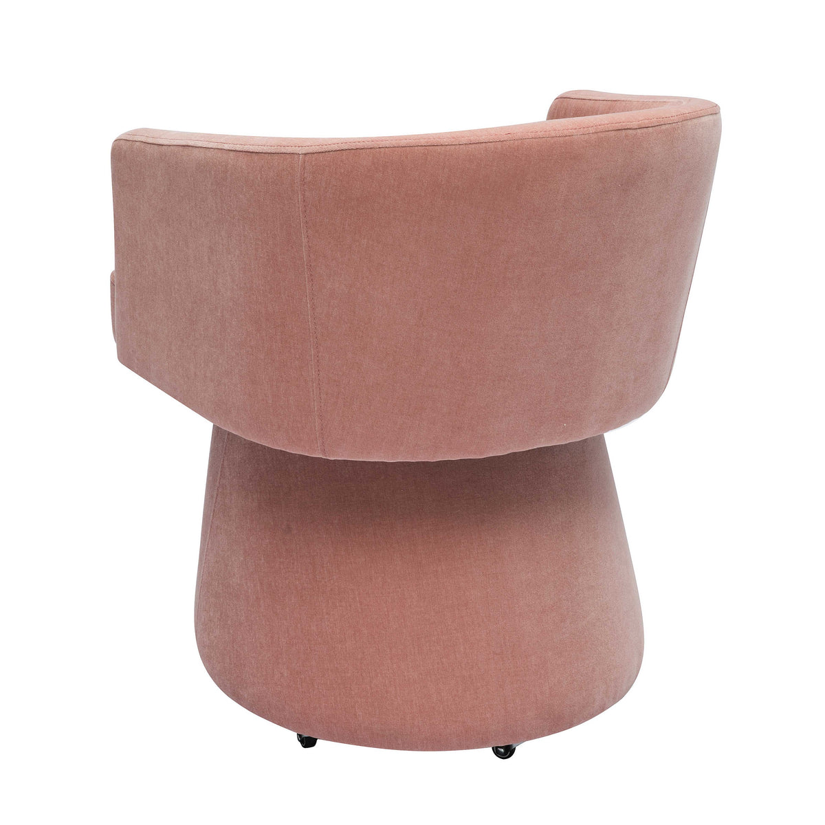 Kristen Rolling Desk Chair - Pink - Image 4