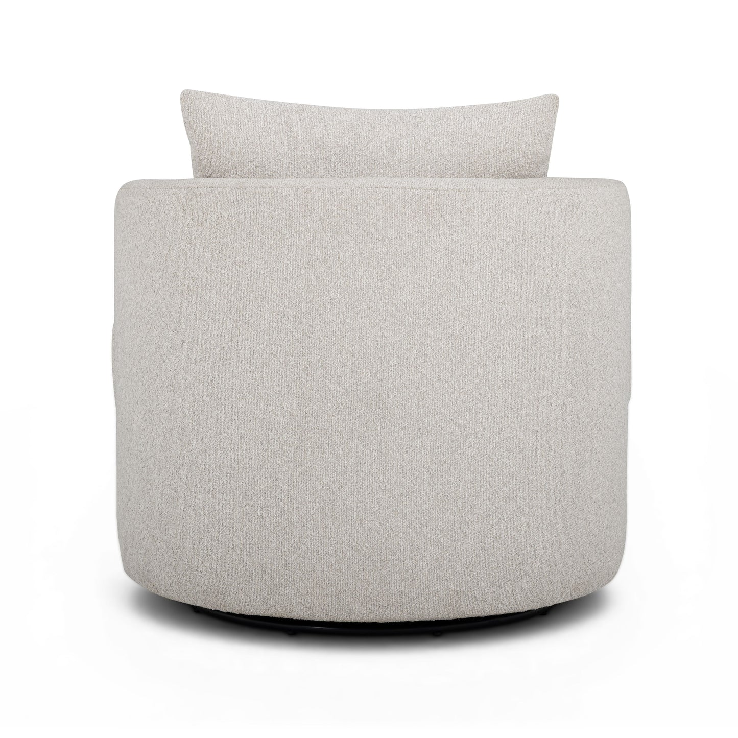Silvi Performance Boucle Swivel Accent Chair - Off-White - Image 4