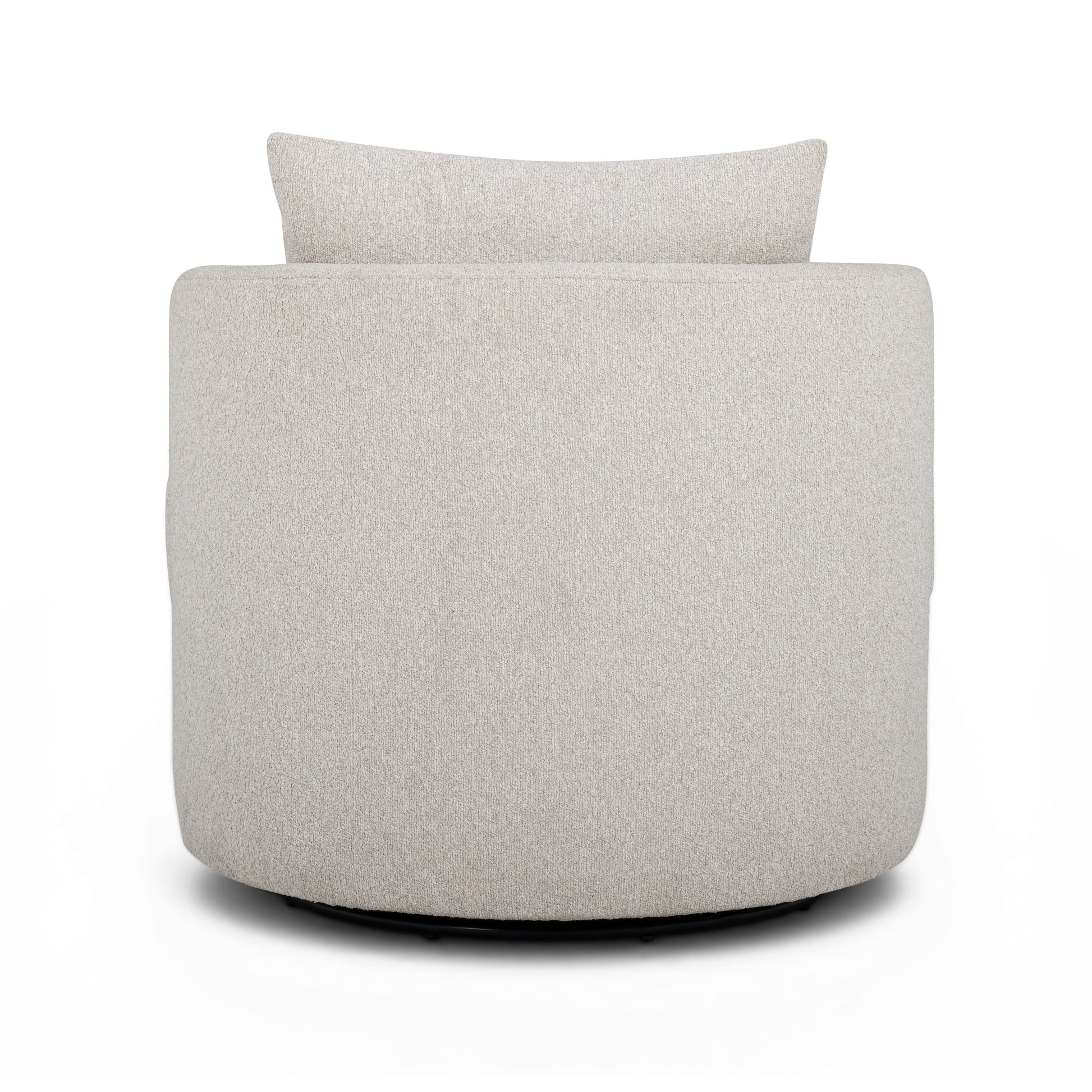 Silvi Performance Boucle Swivel Accent Chair - Off-White - Image 4