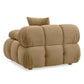 Calliope Performance Modular Corner Chair - Cafe Au Lait - Image 4