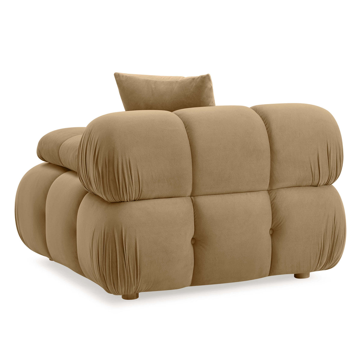 Calliope Performance Modular Corner Chair - Cafe Au Lait - Image 4