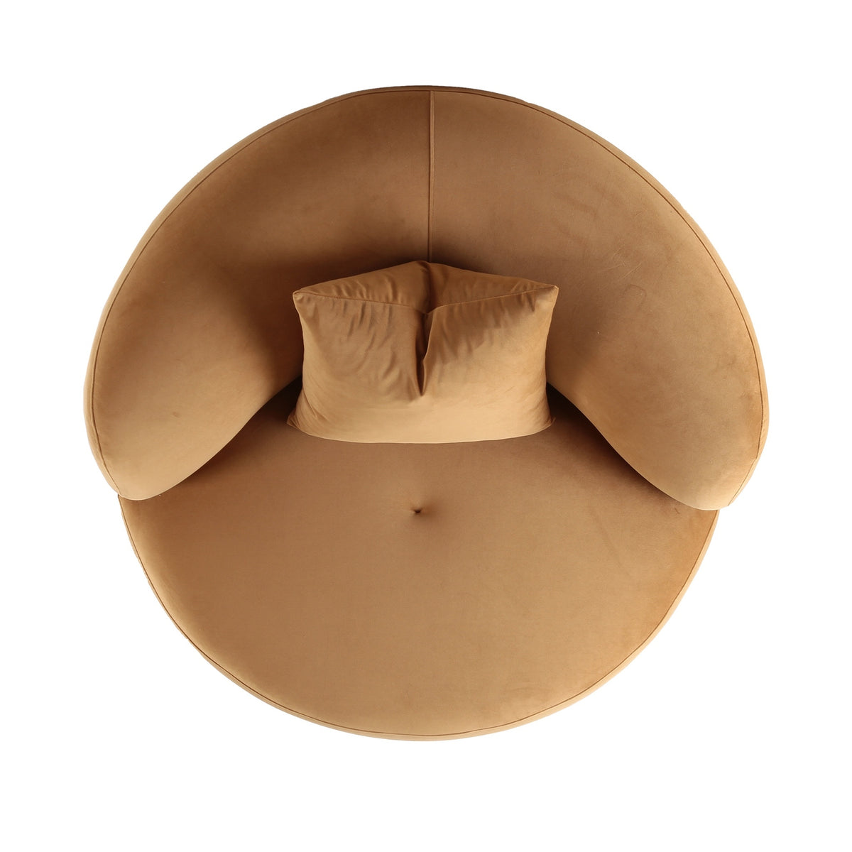 Fickle Swivel Accent Chair - Camel - Image 7