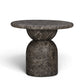 Cynthia Dark Emperador Faux Marble Indoor/Outdoor Side Table - Image 1