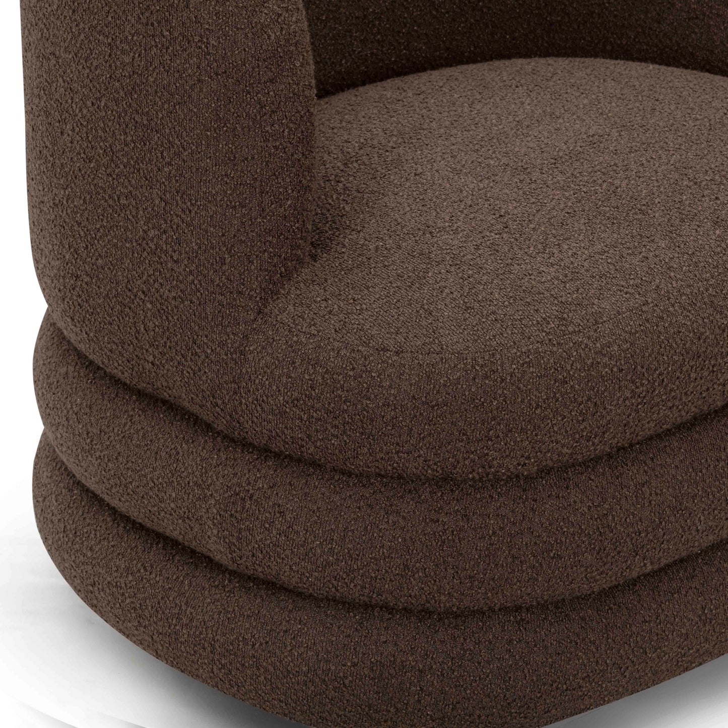 Astor Swivel Hotel Lounge Chair - Brown - Image 6
