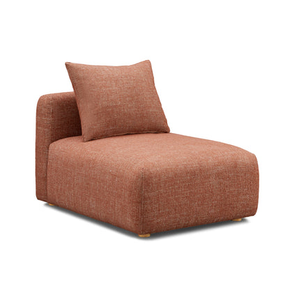 Hangover Modular Armless Chair - Red - Image 1
