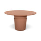 Margot 54" Indoor/Outdoor Round Dining Table - Terracotta - Image 2