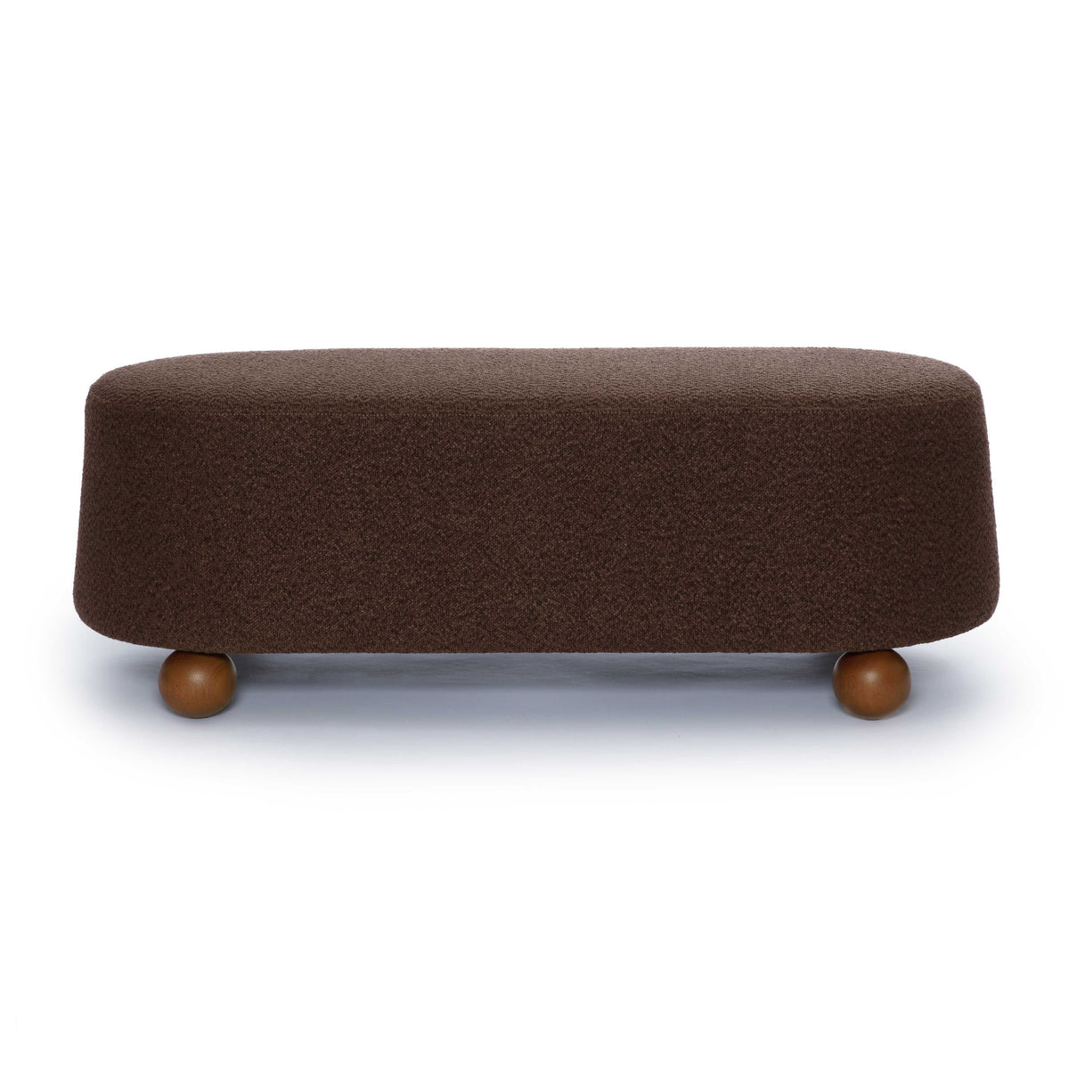 Jaine 48" Bench - Chocolate Brown - Image 3