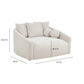 Hanim 54" Daybed - Cream - Image 7