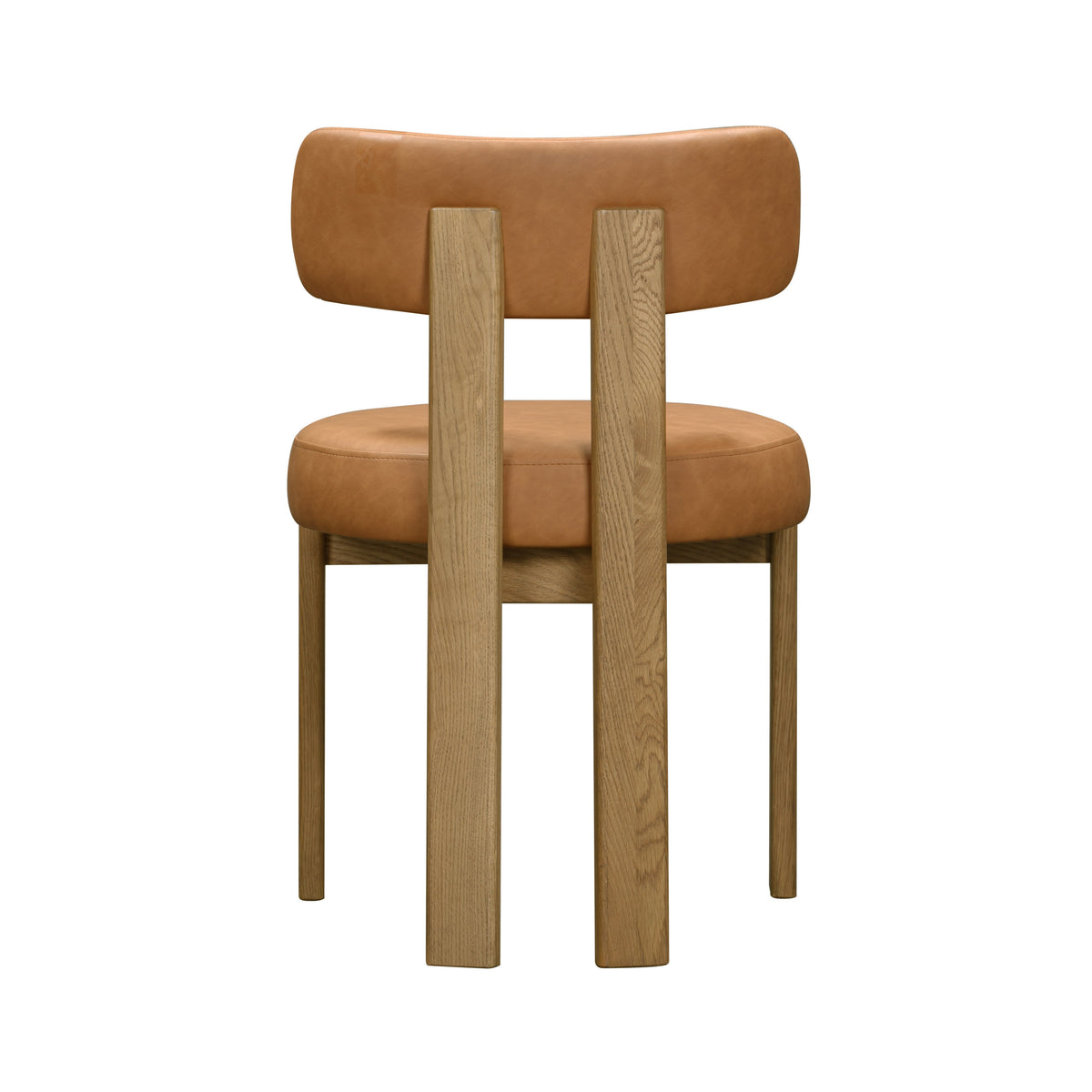 Odessa Performance Dining Chair - Saddle Brown / 33" - Image 6