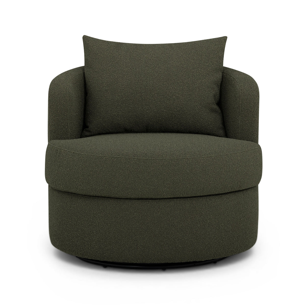Silvi Performance Boucle Swivel Accent Chair - Kale Green - Image 3
