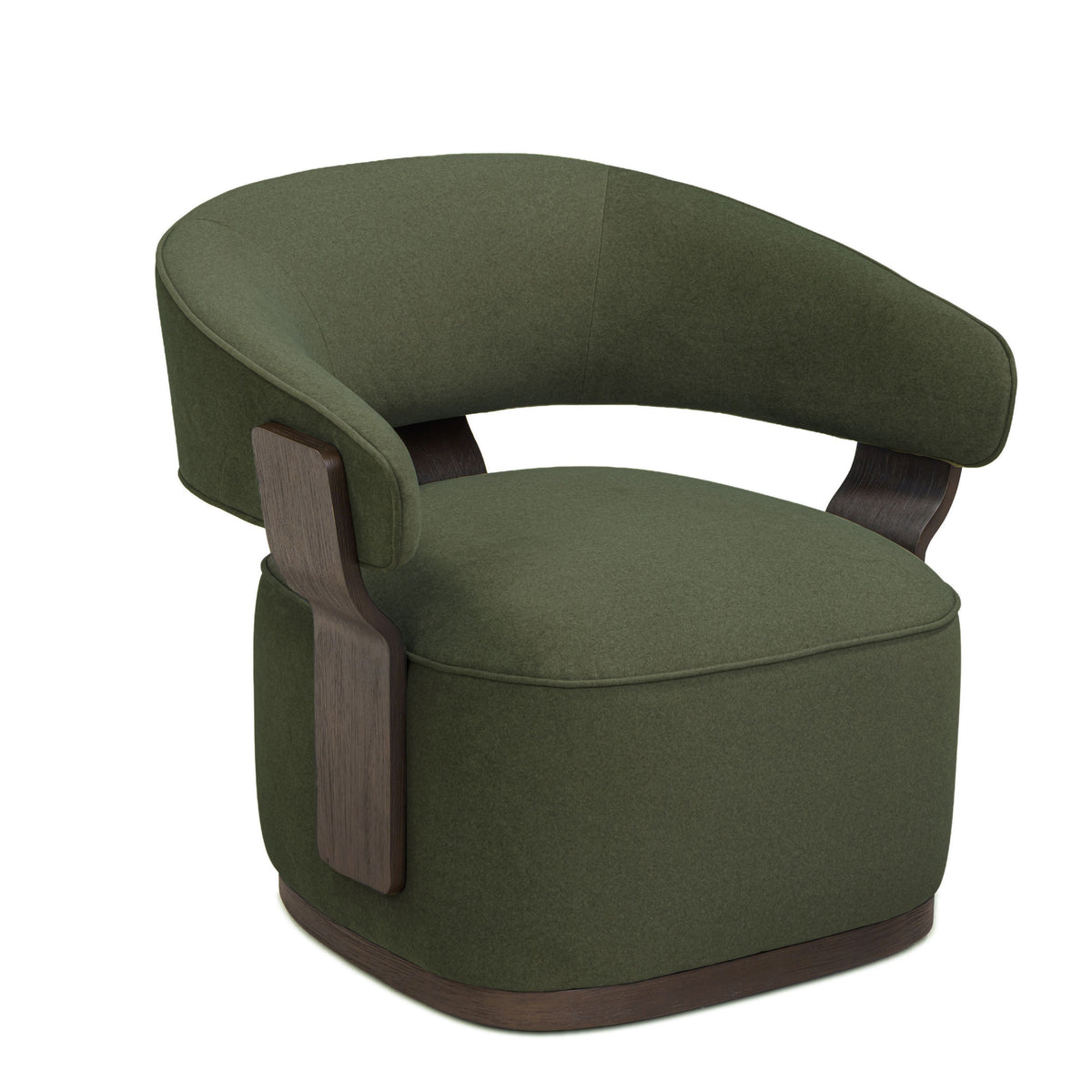 Madison Performance Swivel Accent Chair - Green - Image 1