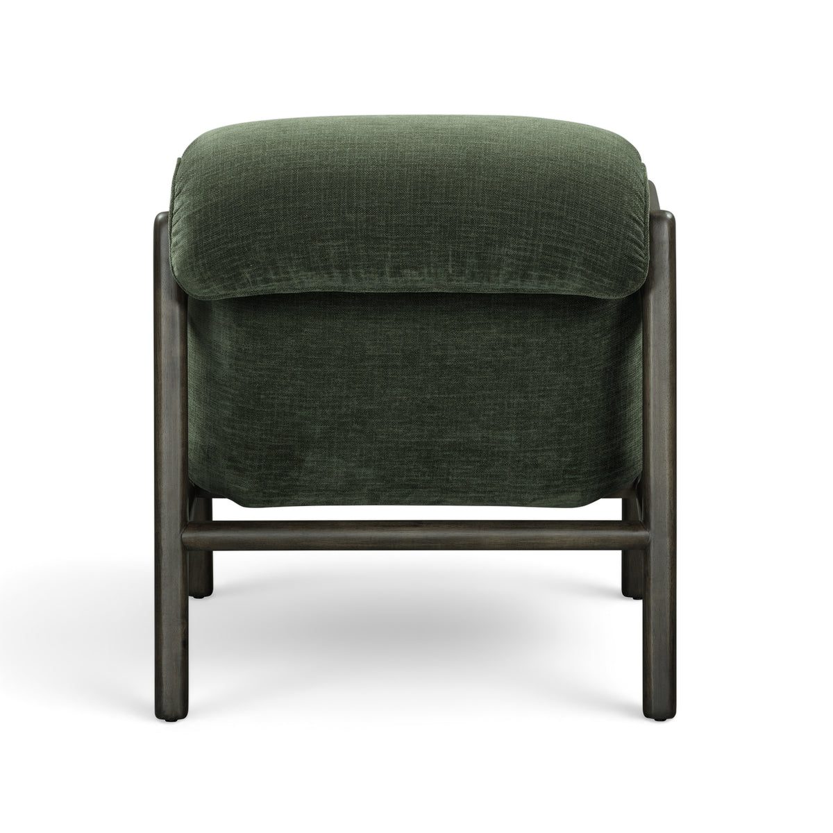 Vivienne Upcycled Performance Velvet Accent Chair - Forest Green - Image 5