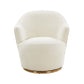 Skyla Swivel Accent Chair - Cream - Image 3