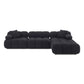 Calliope 4-Piece Performance Modular Sectional - Black - Image 3